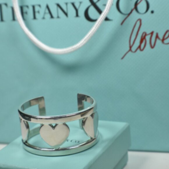 Tiffany & Co Double Knot Cuff Bangle Bracelet Italy Vintage, Rare - Picture 6 of 7